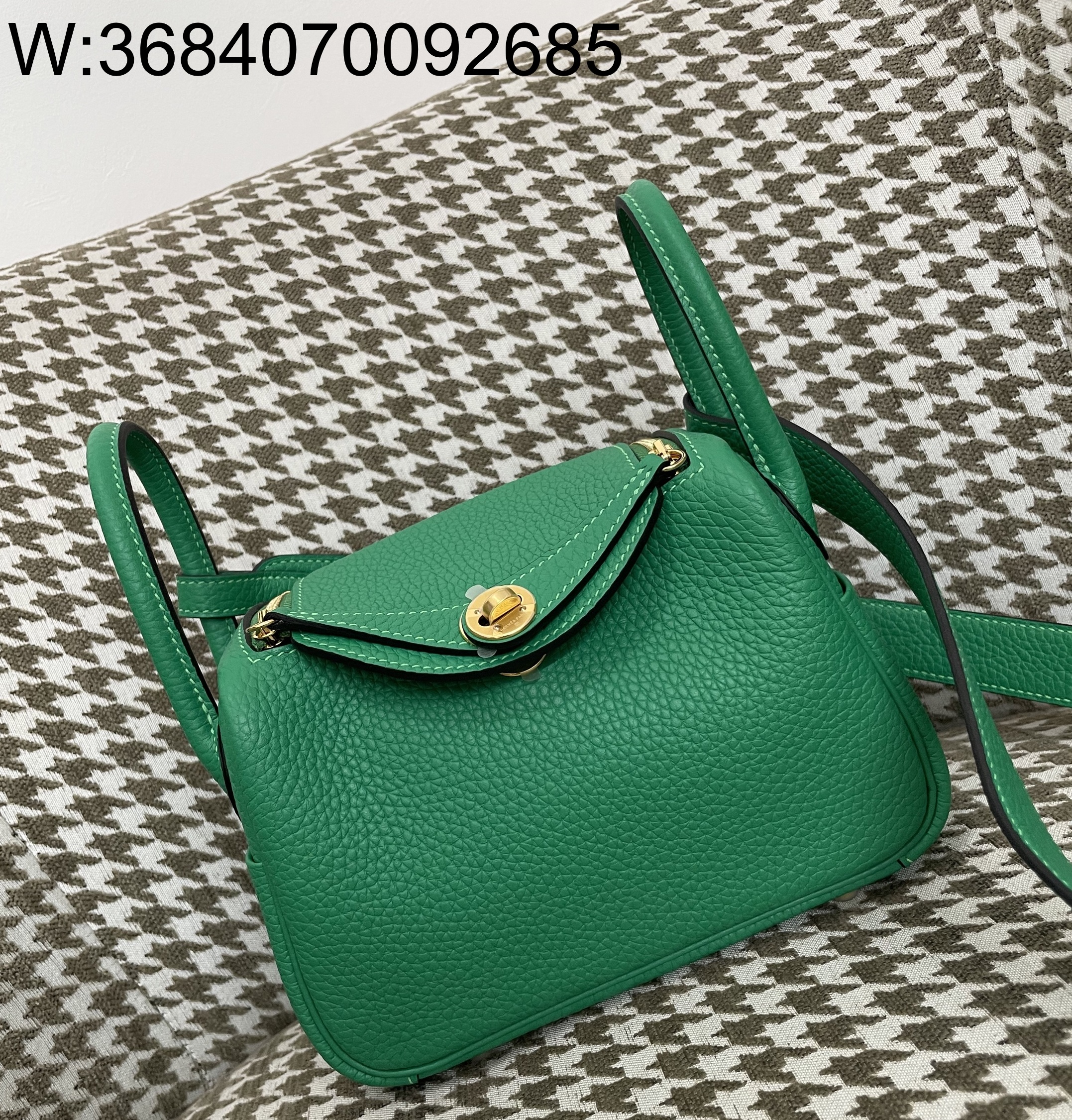 [장인의집] 에르메스 린디 20 금장 그린 tc