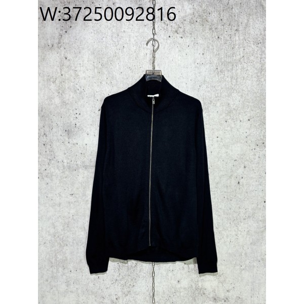 [사슬공장] 아크네 스튜디오 ACNE Studios 뒷면 나비매듭 자수 지퍼 가디건 블랙