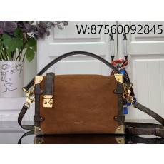 [88factory] 루이비통 사이드 트렁크 미디엄 M15072 16*8.5*23.5cm 브라운 스웨이드