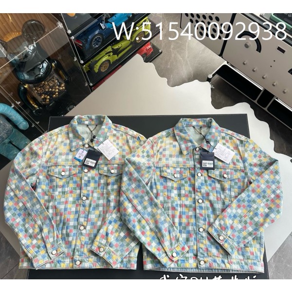 V공장 루이비통 다미에 트러커 데님 자켓