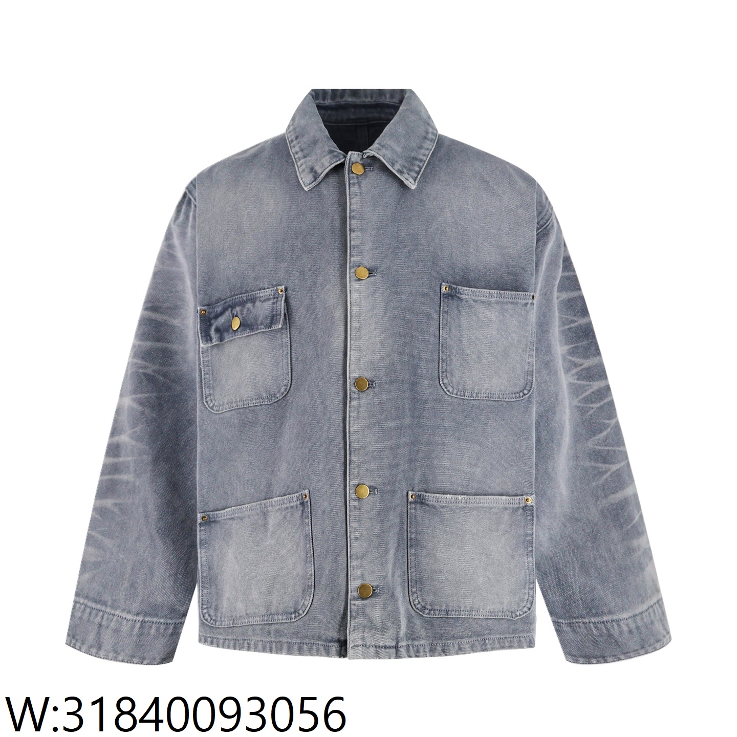 [잔디집2] 프라다 FW25 빈티지 워싱 카고 데님 자켓