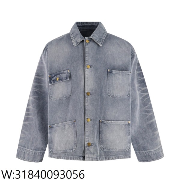 [잔디집2] 프라다 FW25 빈티지 워싱 카고 데님 자켓