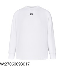 [잔디집2] 로에베 24SS 로고 자수 긴팔티 화이트