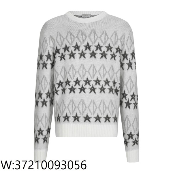 [잔디집2] 디올 다이아몬드 CD 별 자카드 니트