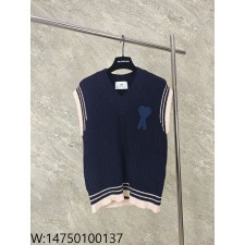 GTR공장 아미 점보 로고 배색 자카드 민소매 네이비