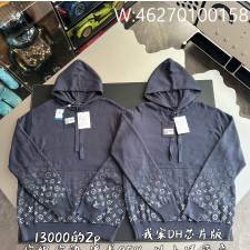 V공장 루이비통 코튼 그라데이션 후드티 남회색 1AFAQ3