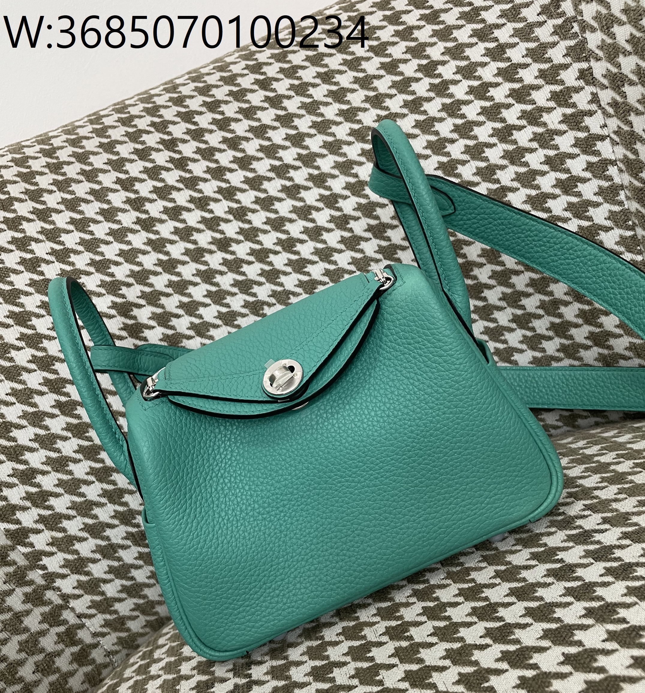 [장인의집] 에르메스 린디 20 은장 청녹색 tc