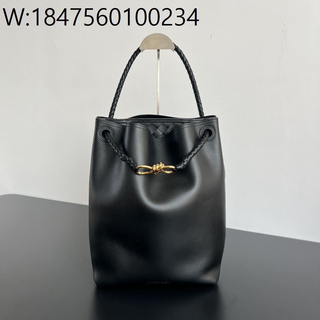 징 팩토리 보테가베네타 안디아모 버킷 백 844169 34*24*12cm 블랙