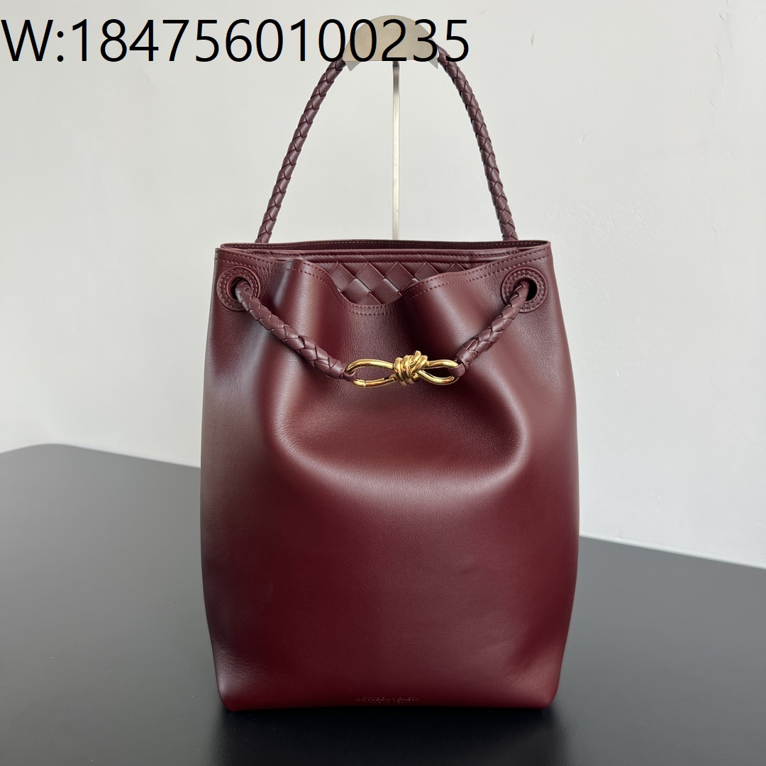 징 팩토리 보테가베네타 안디아모 버킷 백 844169 34*24*12cm 레드