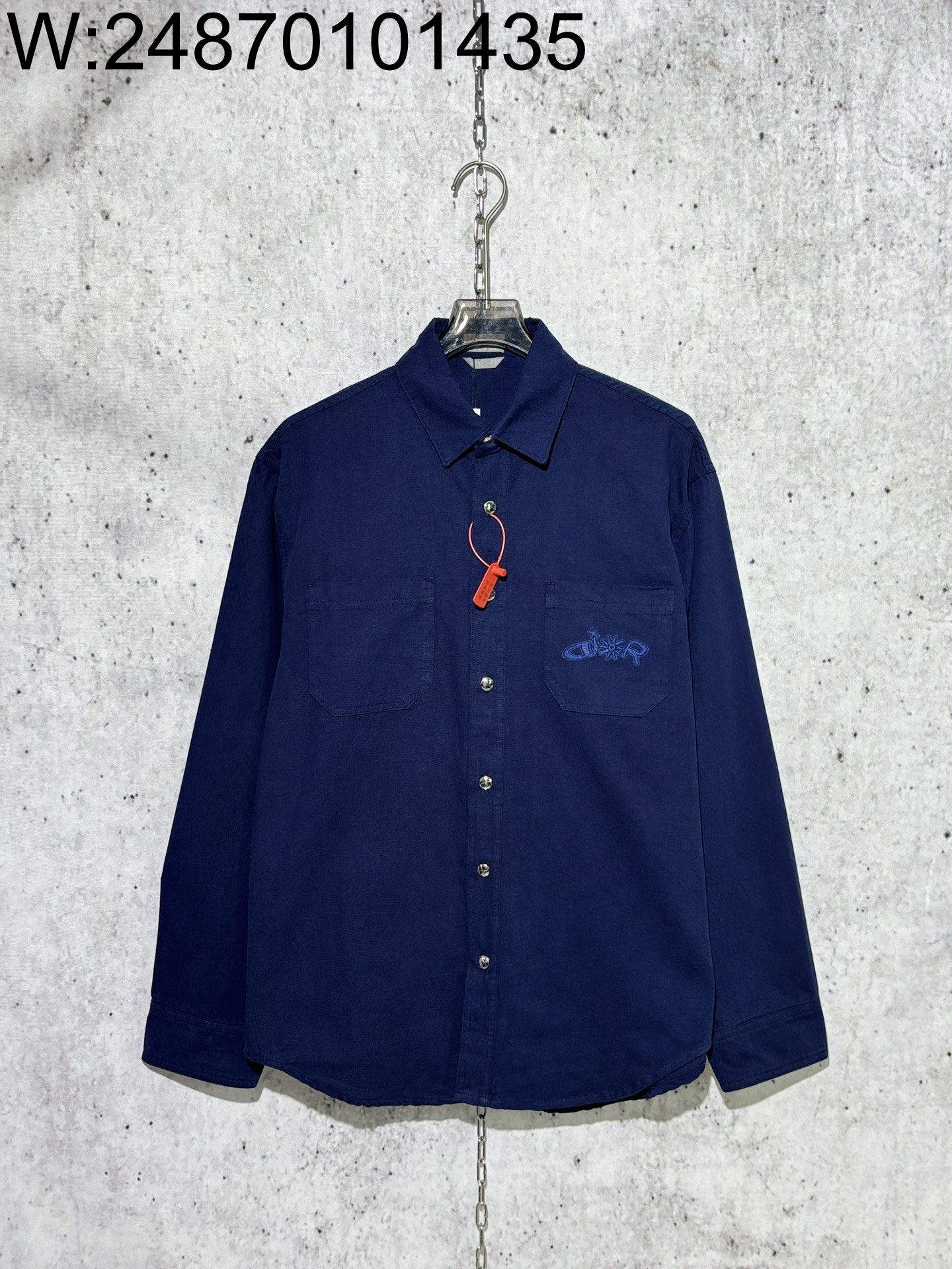 [사슬공장] 디올 Lewis Hamilton FW25 더블 포켓 긴팔 셔츠