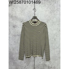 [사슬공장] 프라다 모노그램 스트라이프 니트 블랙 베이지