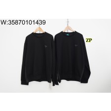 [사슬공장2] 프라다 가슴 세모 모노그램 맨투맨 블랙 UJL30A-11OQ-F0806-S-222