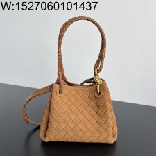 징 팩토리 보테가베네타 스몰 파라슈트 796569 21*17*16.5cm 앰버 스웨이드