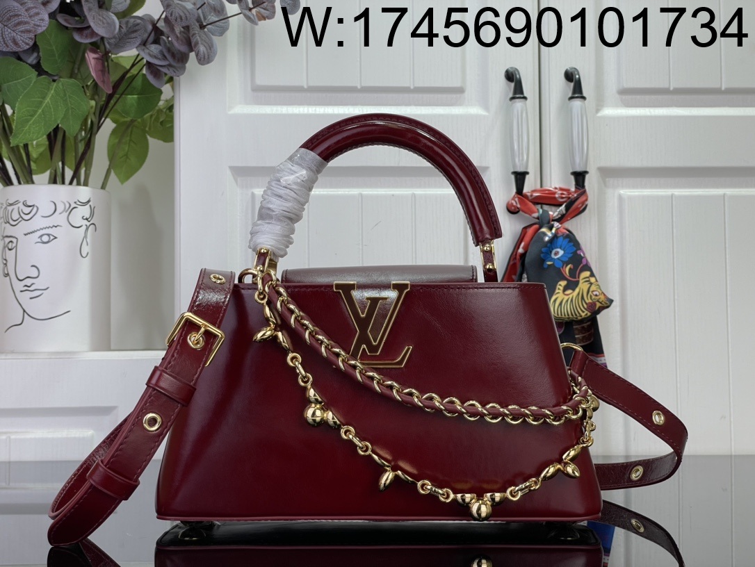 [88factory] 루이비통 카퓌신 이스트 웨스트 BB M25492 14*8*26.5cm 와인 