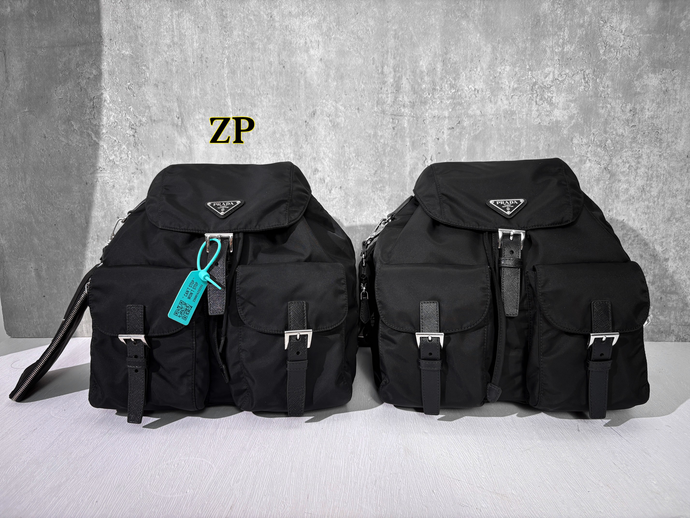 [사슬공장2] 프라다 리나일론 미디움 백팩 블랙 1BZ811-V44/RV44-F0002