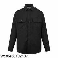 [잔디집2] 메종마르지엘라 대미지 포켓 카고 긴팔 셔츠 블랙