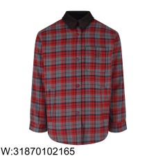 [잔디집2] 미우미우 25FW 체크 코튼 자켓 와인