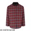 [잔디집2] 미우미우 25FW 체크 코튼 자켓 와인