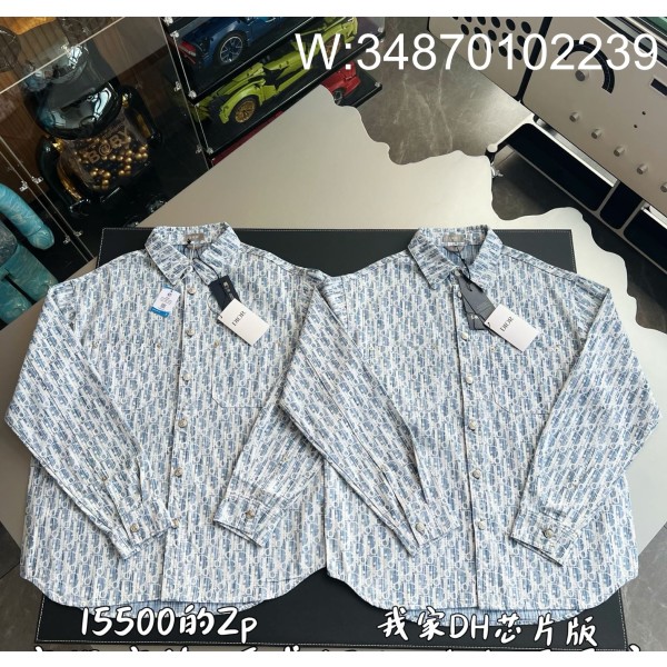 V공장 디올 오블리크 데님 셔츠 ...