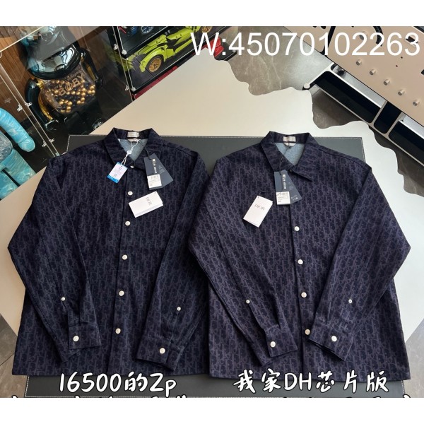 V공장 디올 오블리크 오버셔츠 데...