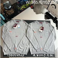 V공장 구찌 GG로고 자수 니트 그레이 833668