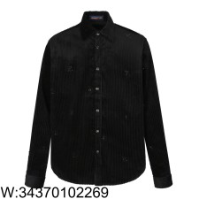 [잔디집2] 루이비통 LV 코르덴 긴팔 셔츠 블랙
