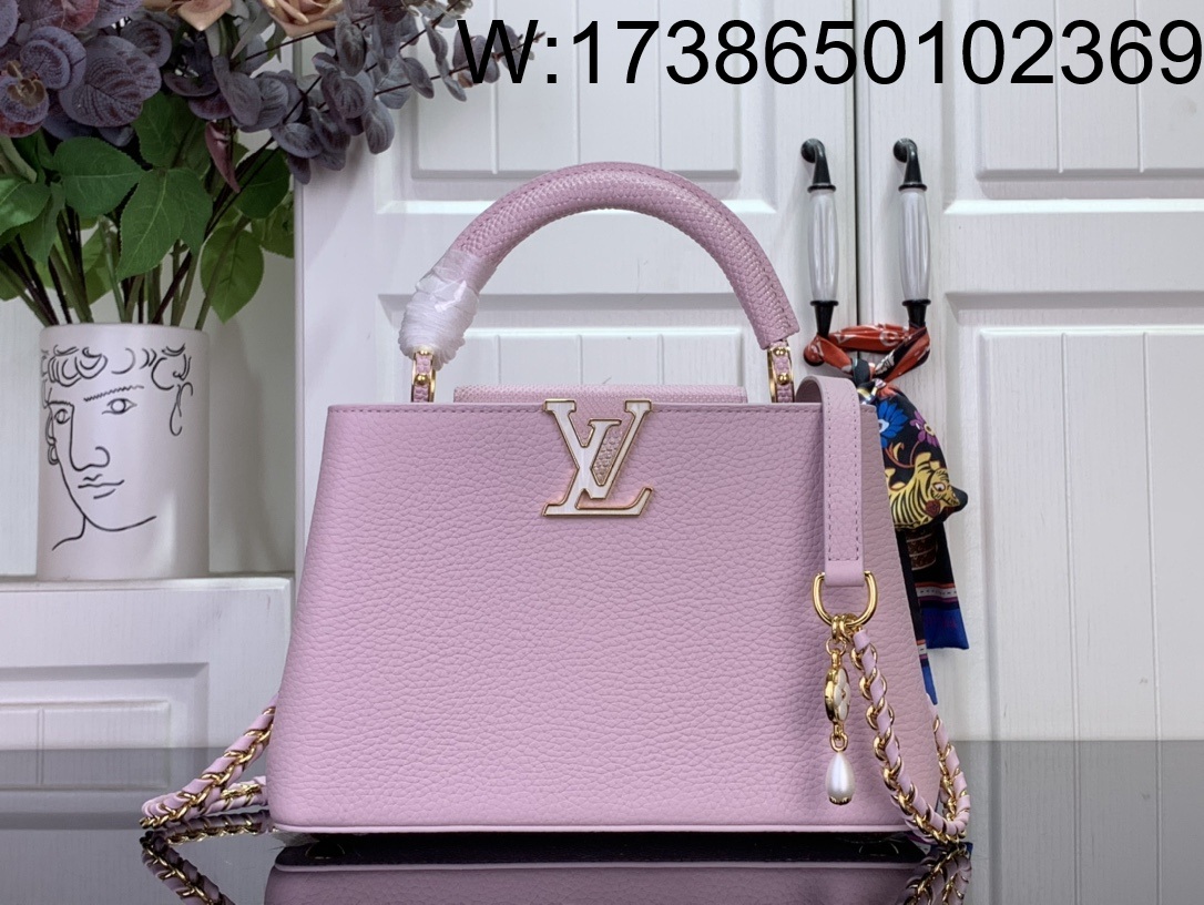 [88factory] 루이비통 카퓌신 BB M25611 27*9*18cm 핑크