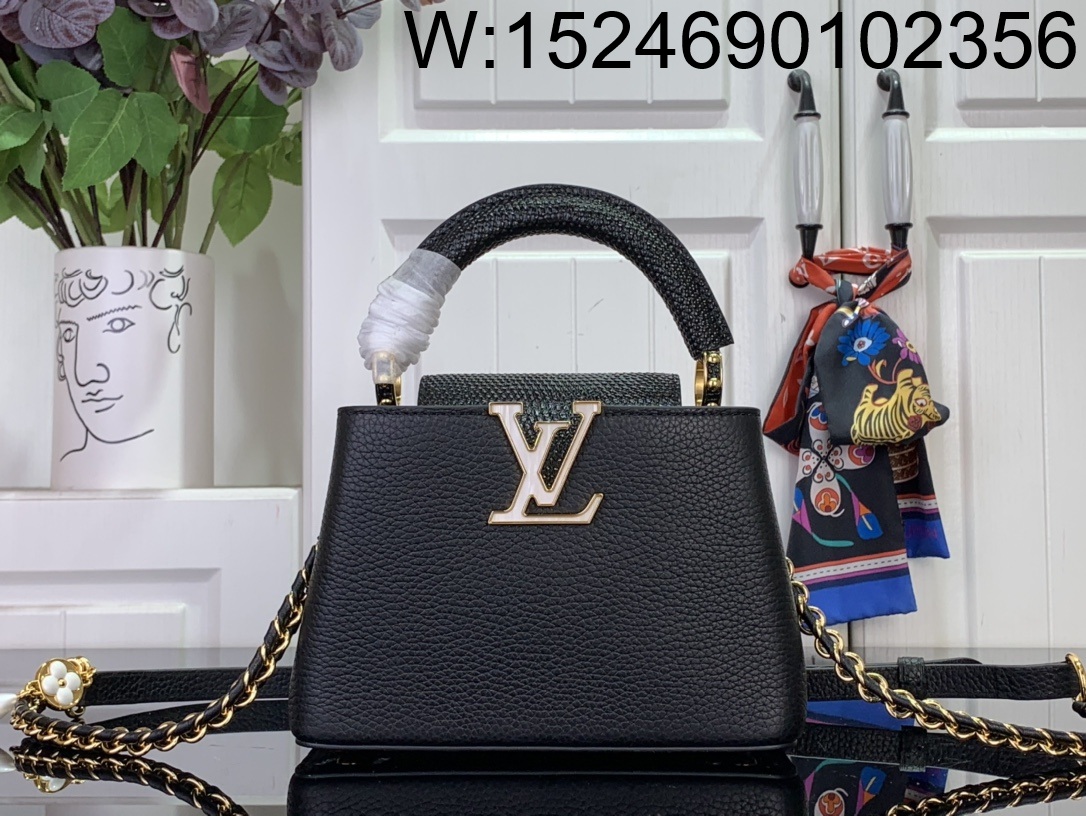 [88factory] 루이비통 카퓌신 미니 M25611 21*13.6*8cm 블랙