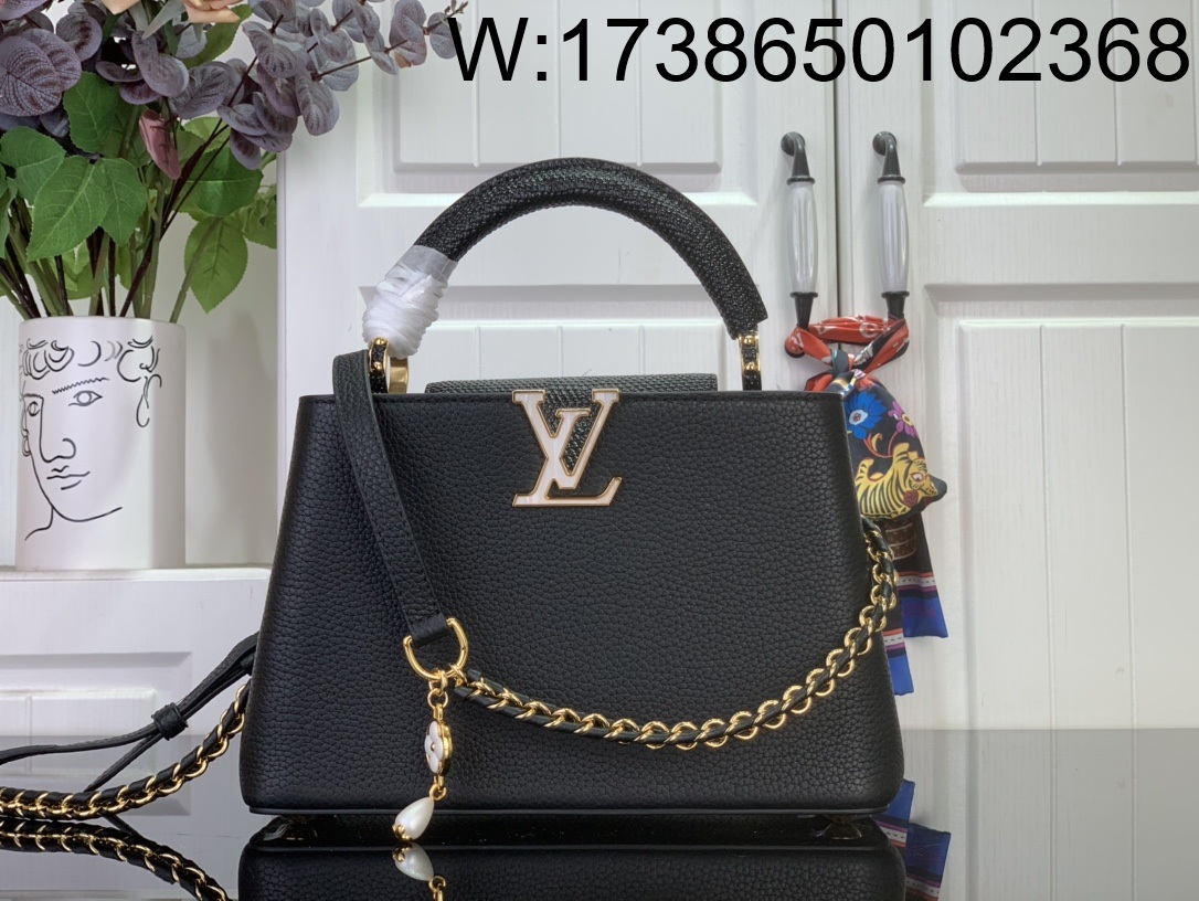 [88factory] 루이비통 카퓌신 BB M25611 27*9*18cm 블랙