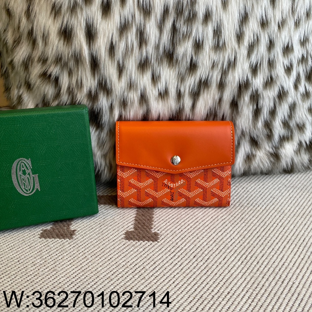 [리미티드] 고야드 생 가브리엘 지갑 반지갑 12*2.5*9.3cm 오랜지