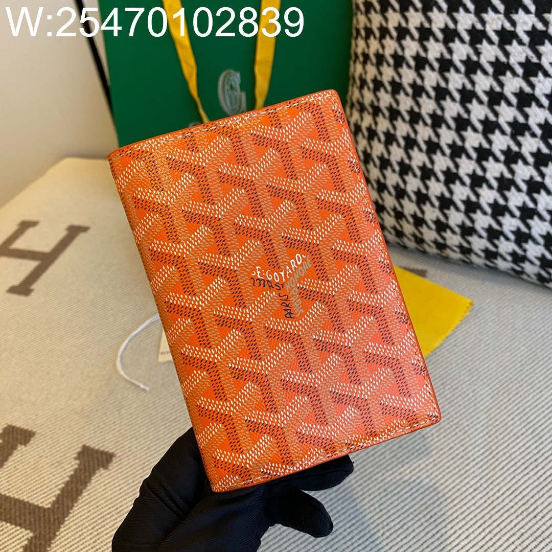 [리미티드] 고야드 여권 카드지갑 14.5cm 오랜지
