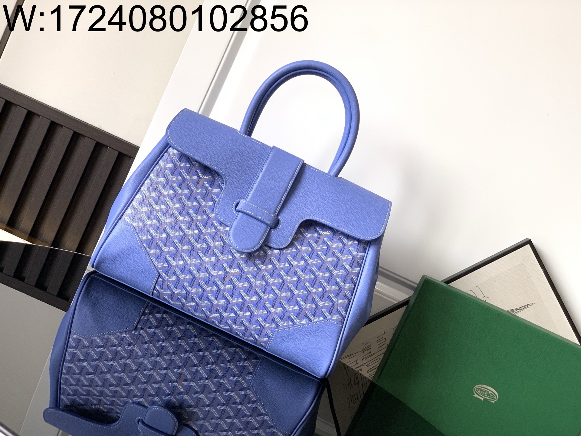 [리미티드] 고야드 사이공 토트백 25*16*34cm 블루