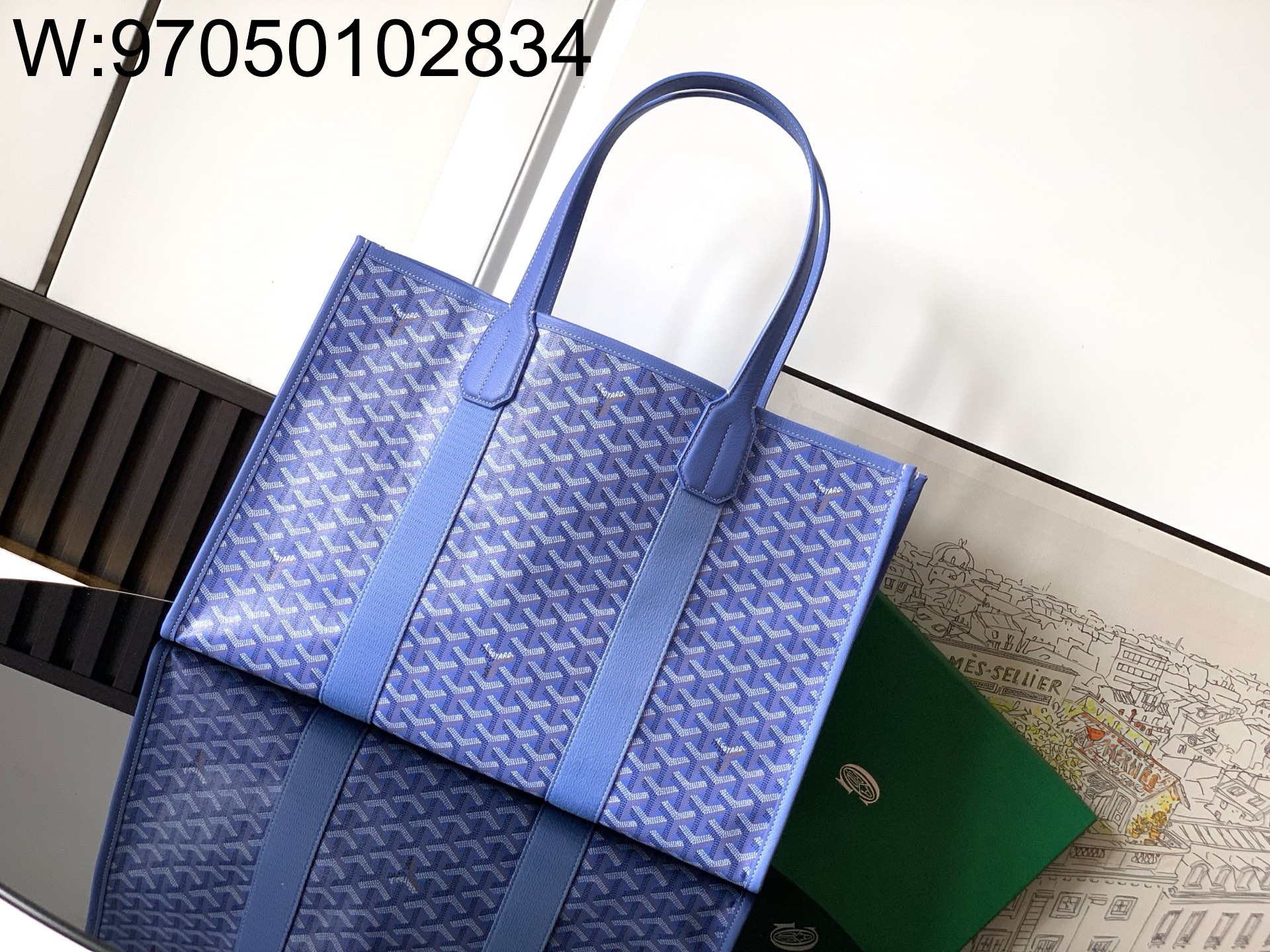 [리미티드] 고야드 빌렛 백 라지 31*17*45cm 블루