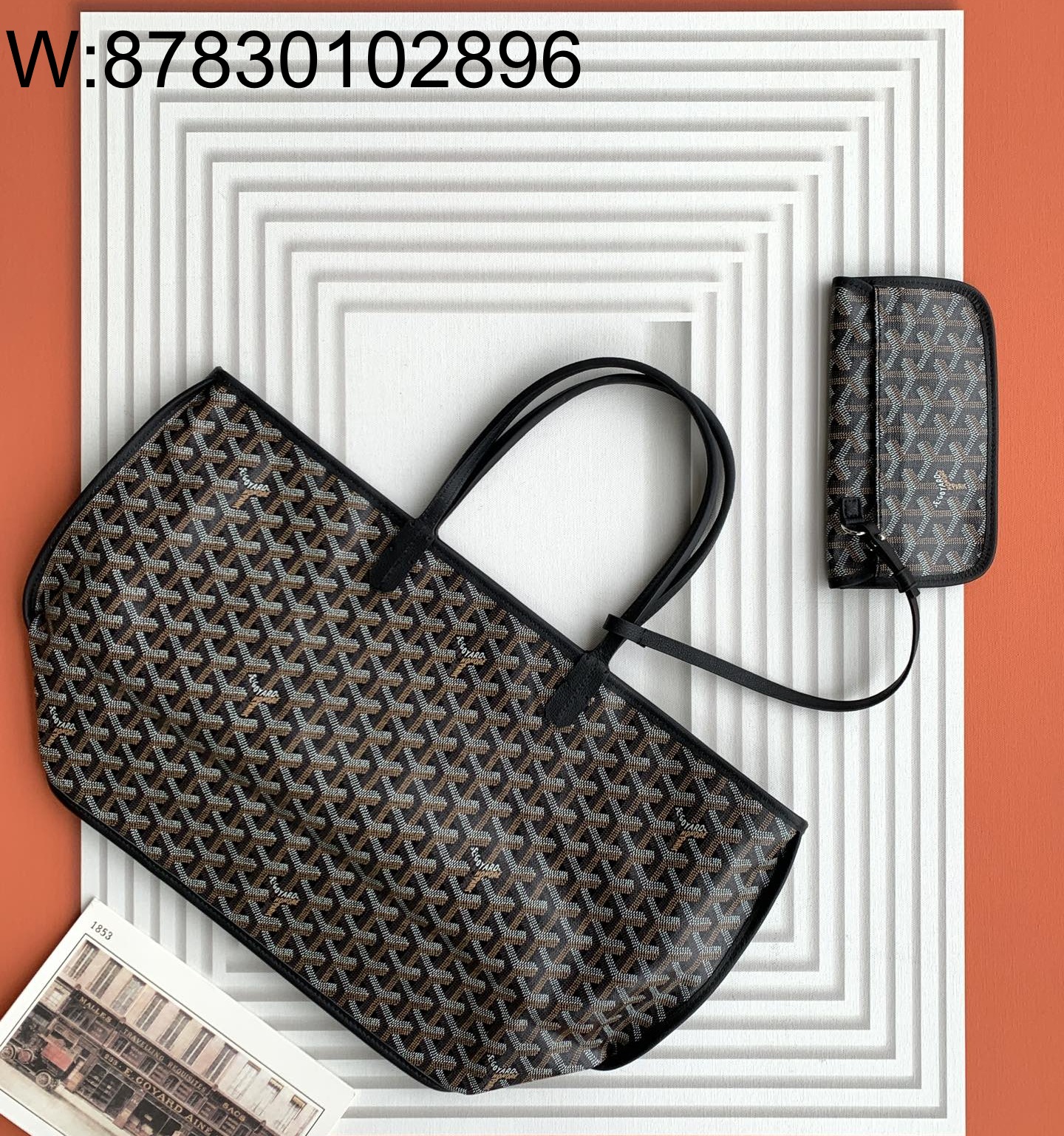 [리미티드] 고야드 생루이 백 46*15*28cm 블랙