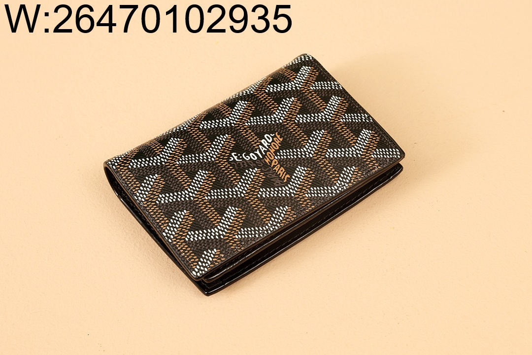 [리미티드] 고야드 카드지갑 명함 케이스 10.2*1.5*7cm 브라운