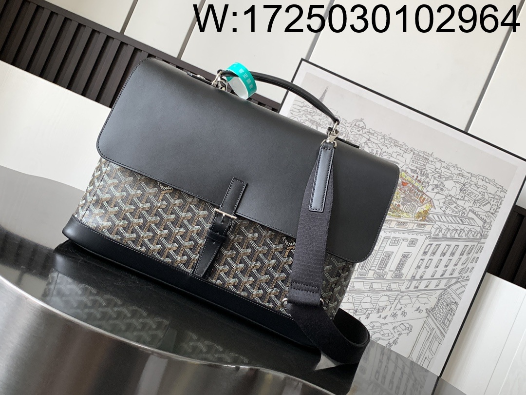 [리미티드] 고야드 시티당 메신저 백 스몰 33*9*38cm 블랙