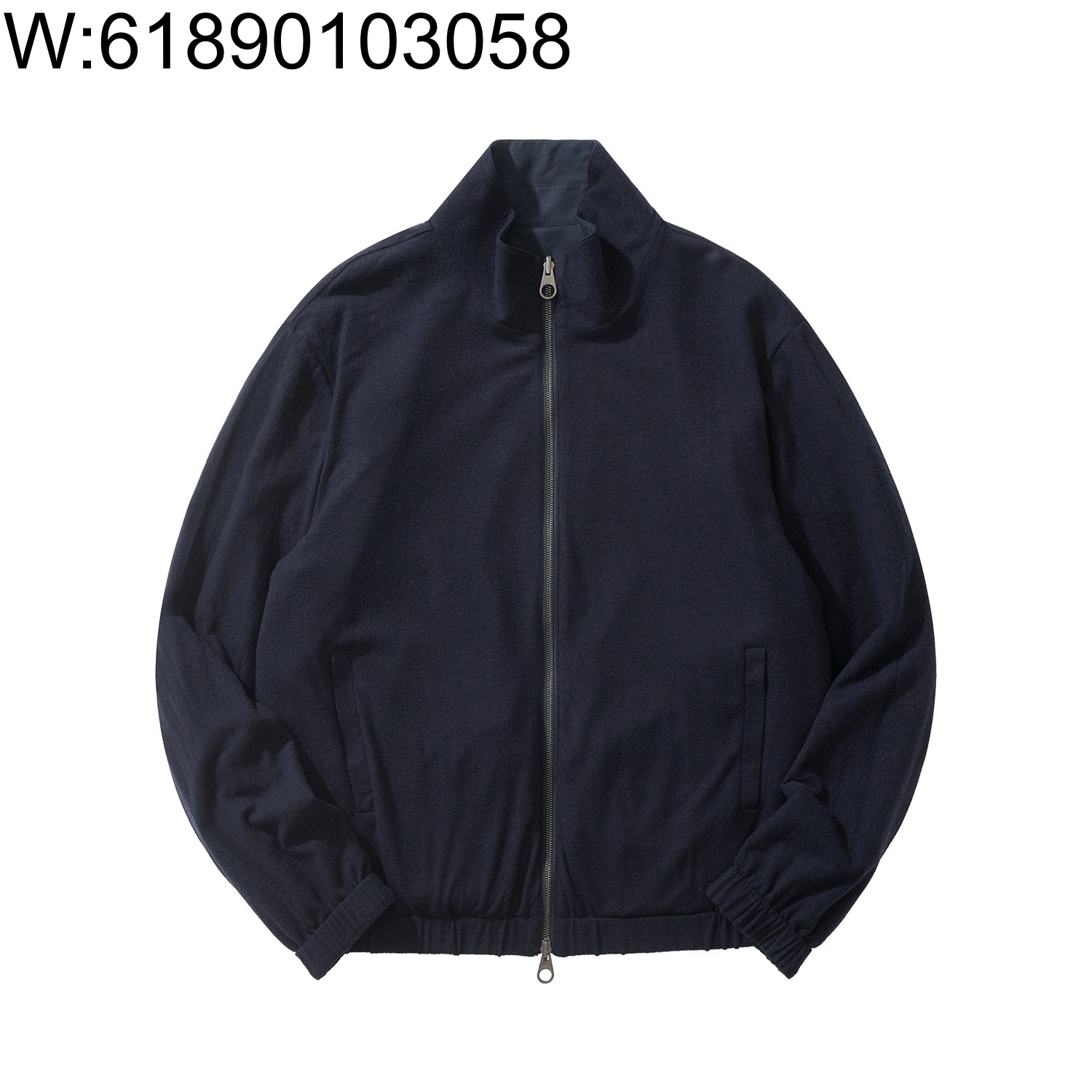 [흰] 로로 피아나 Windmate 리버시블 봄버자켓 양면 블랙 네이비