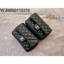 [LP공장] 샤넬 클래식 후크 달린 미니백 램스킨 골드 메탈 블랙 8*12.5*5cm