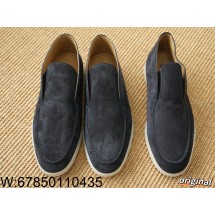 [LP공장] 로로피아나 오픈 니트 워크 앵클 부츠 스니커즈 네이비 블루