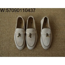 [LP공장] 로로피아나 썸머 참 워크 스웨이드 카프스킨 로퍼 베이지