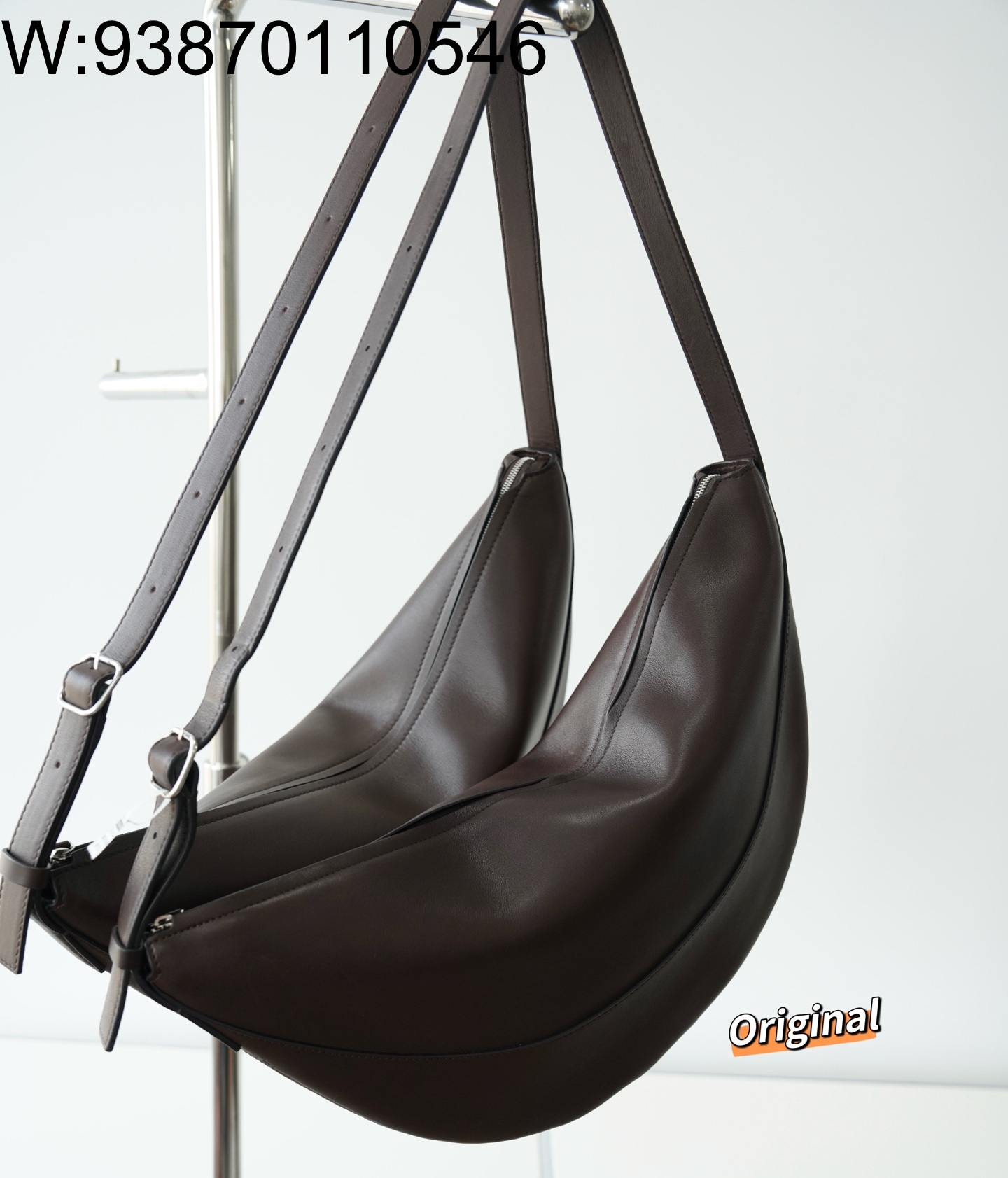 [LP공장] 더로우 주브 레더 백 브루넷