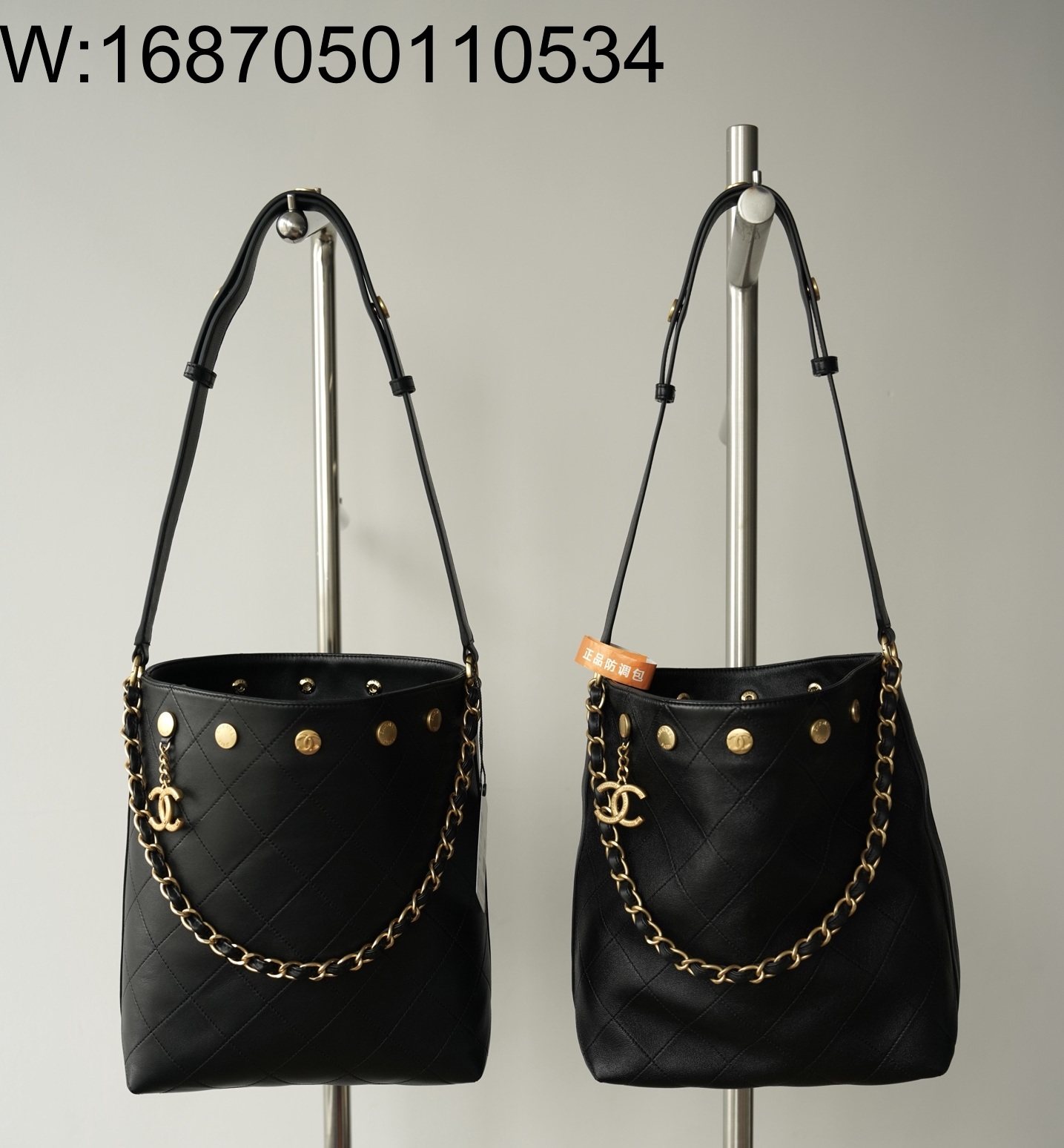 [LP공장] 샤넬 25SS 호보백 AS5406 28*31*15cm 블랙