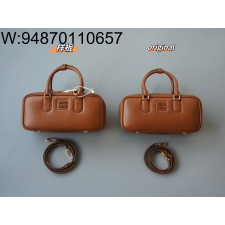 [LP공장]미우미우 아르카디 가죽 백 5BB142 19*10*5cm 브라운