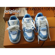 [LP공장] 루이비통 LV 트레이너 맥시 스니커즈 모노그램 데님 블루