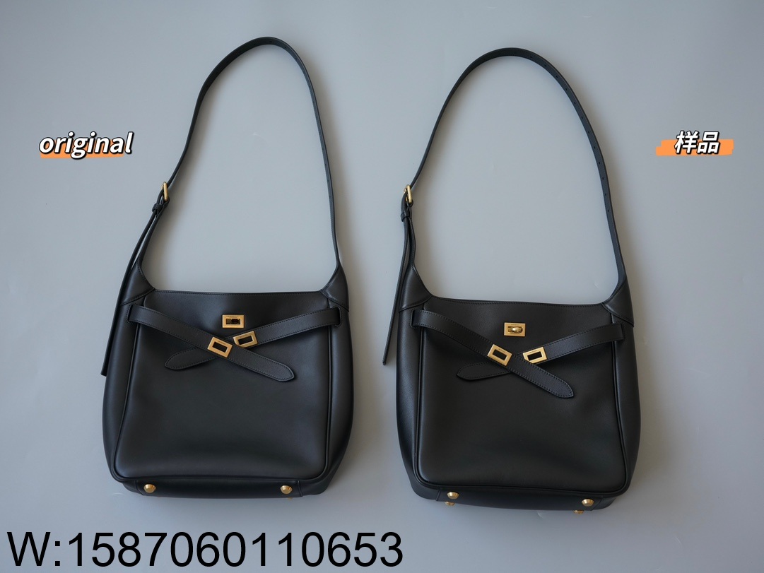 [LP공장] 발렌시아가 벨 에어 스몰 호보백 25.9*26.9*9.9cm 블랙 빈티지 골드 장식