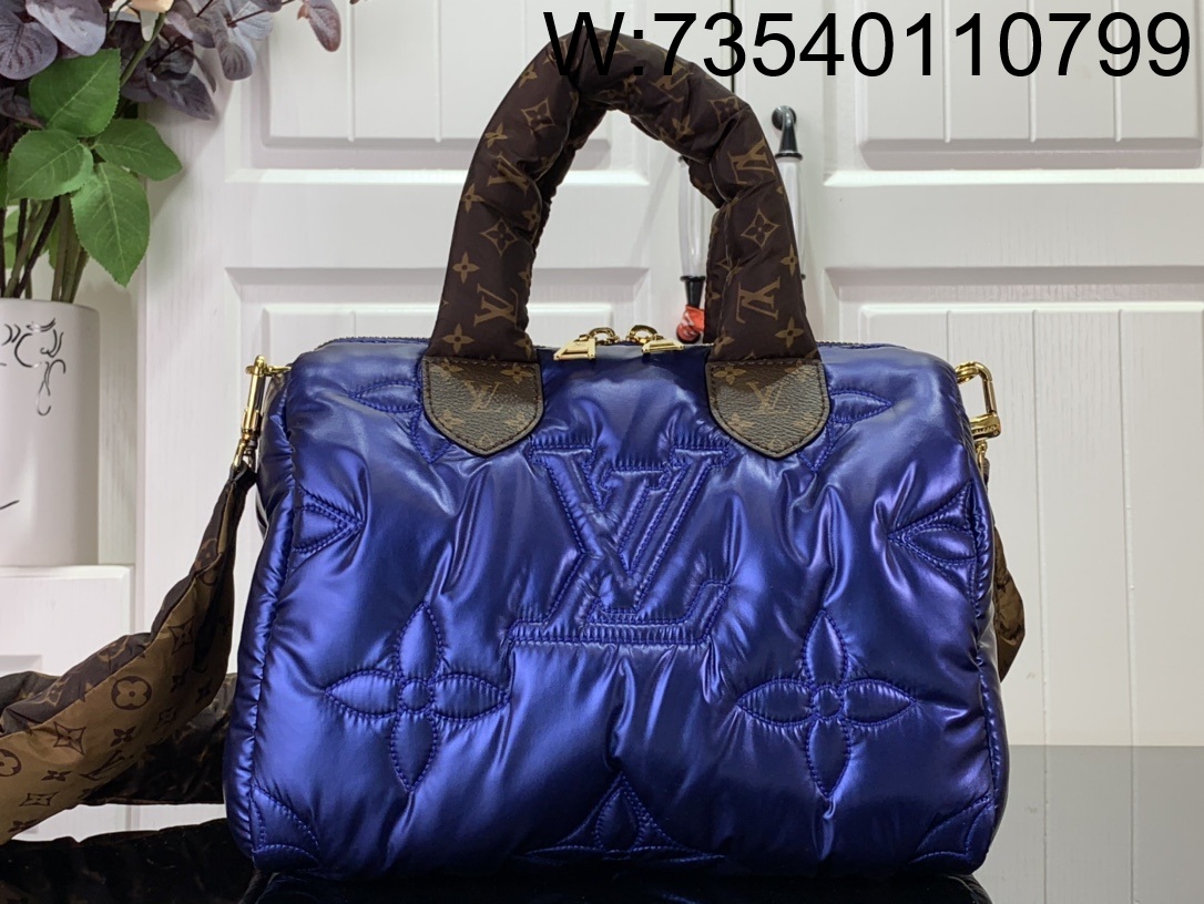 [88factory] 루이비통 스피디 반둘리에 25 M21061 25*19*15cm 블루