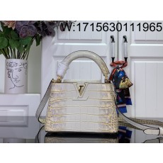 [88factory] 루이비통 카퓌신 미니 악어무늬 M94227 M48865 21*14*8cm