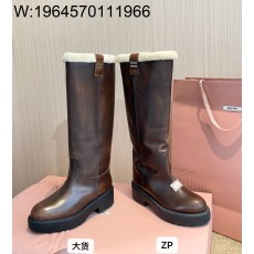 [DXJ] 미우미우 퓸 레더 부츠...