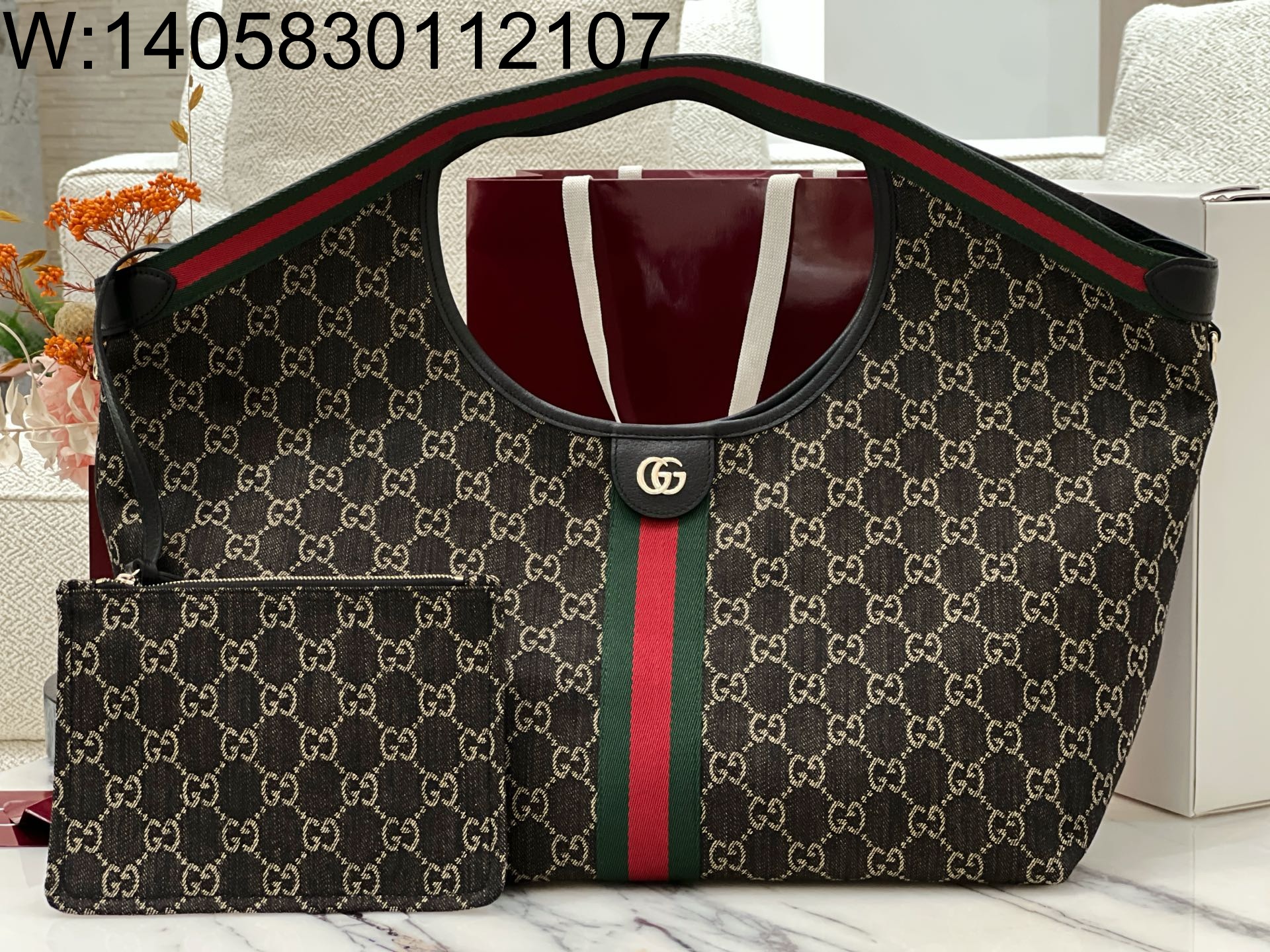 [JHL] 구찌 GG 질리오 토트백 853971 60*47*16cm 블랙