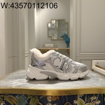 [QR 5009] 디올 디올알프스 디올 크로노 스니커즈 메쉬 자수 은색 화이트